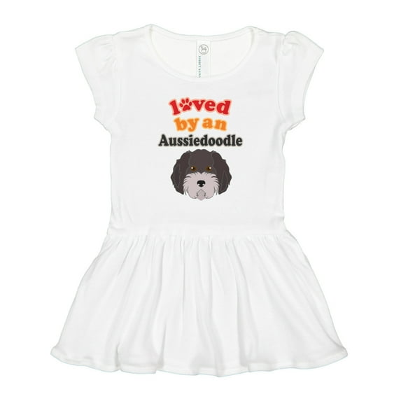 Inktastic Aussiedoodle Dog Gift Girls Toddler Dress