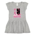 thumbnail image 1 of Inktastic Austin Texas Cowgirl Girls Toddler Dress, 1 of 5