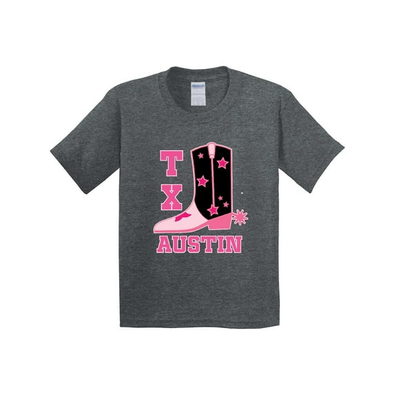 Inktastic Austin Texas Cowgirl Youth T-Shirt