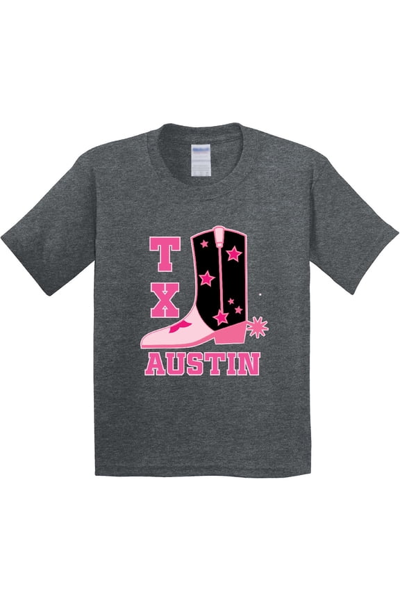 Austin Texas Cowgirl Youth T-Shirt