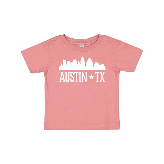 Inktastic Austin Texas Skyline Silhouette TX City Boys or Girls Baby T-Shirt