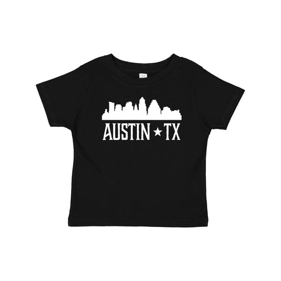 Inktastic Austin Texas Skyline Silhouette TX City Boys or Girls Baby T-Shirt