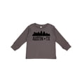 thumbnail image 1 of Inktastic Austin Texas Skyline Silhouette TX City Boys or Girls Long Sleeve Toddler T-Shirt, 1 of 5