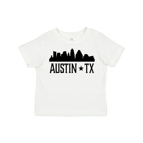 Inktastic Austin Texas Skyline Silhouette TX City Boys or Girls Toddler T-Shirt