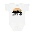 thumbnail image 1 of Inktastic Austin Texas Skyline Vintage Boys or Girls Baby Bodysuit, 1 of 5