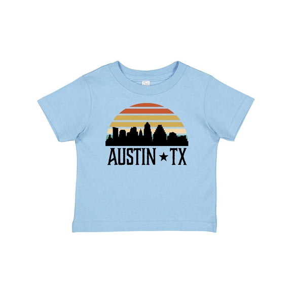 Inktastic Austin Texas Skyline Vintage Boys or Girls Baby T-Shirt