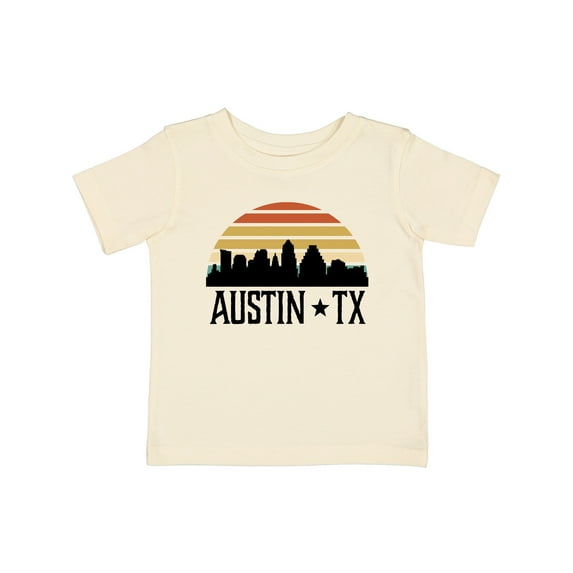 Inktastic Austin Texas Skyline Vintage Boys or Girls Baby T-Shirt