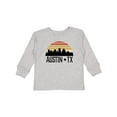 thumbnail image 1 of Inktastic Austin Texas Skyline Vintage Boys or Girls Long Sleeve Toddler T-Shirt, 1 of 5