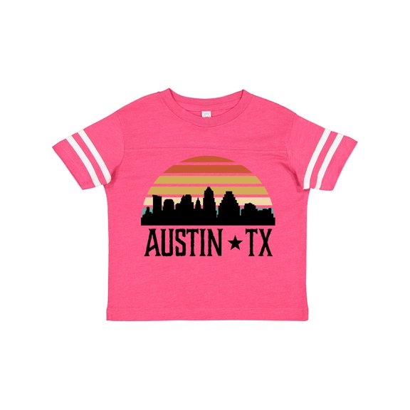 Inktastic Austin Texas Skyline Vintage Boys or Girls Toddler T-Shirt