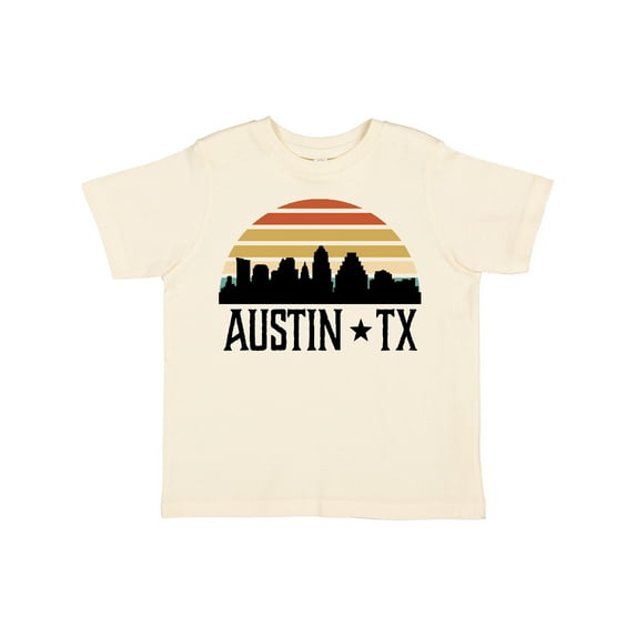 Inktastic Austin Texas Skyline Vintage Boys or Girls Toddler T-Shirt