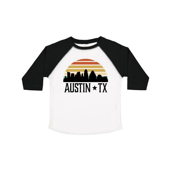 Inktastic Austin Texas Skyline Vintage Boys or Girls Toddler T-Shirt