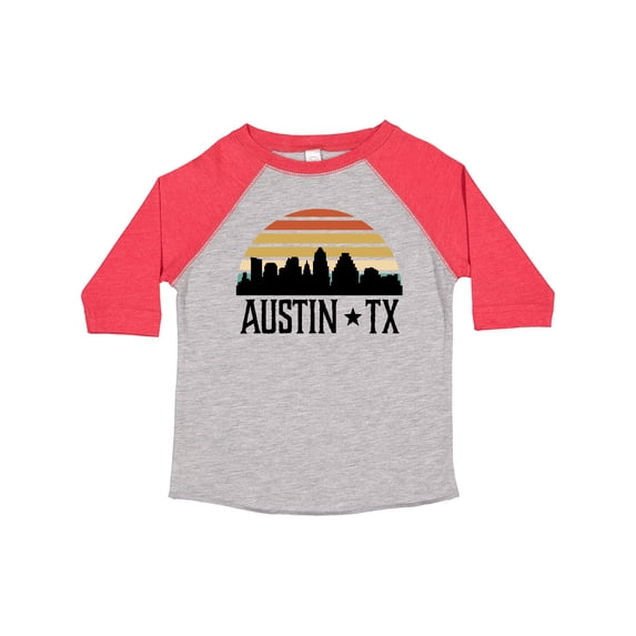 Inktastic Austin Texas Skyline Vintage Boys or Girls Toddler T-Shirt