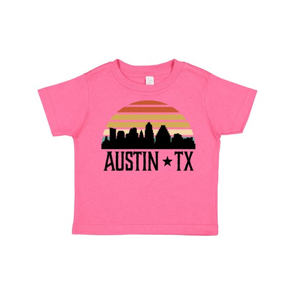 Inktastic Austin Texas Skyline Vintage Boys or Girls Toddler T-Shirt