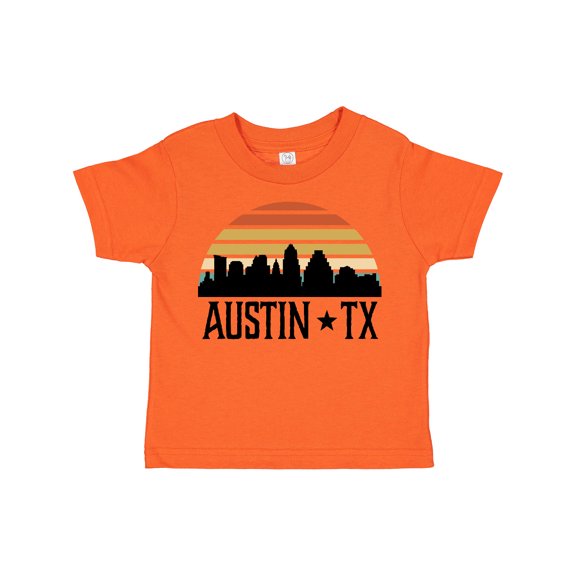 Inktastic Austin Texas Skyline Vintage Boys or Girls Toddler T-Shirt