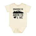 thumbnail image 1 of Inktastic Austin Texas Someone Loves Me Skyline Boys or Girls Baby Bodysuit, 1 of 5