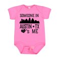 thumbnail image 1 of Inktastic Austin Texas Someone Loves Me Skyline Boys or Girls Baby Bodysuit, 1 of 5