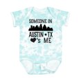 thumbnail image 1 of Inktastic Austin Texas Someone Loves Me Skyline Boys or Girls Baby Bodysuit, 1 of 5