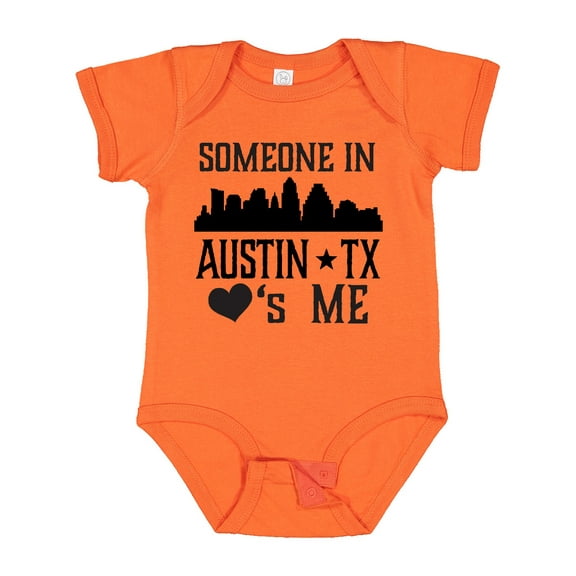 Inktastic Austin Texas Someone Loves Me Skyline Boys or Girls Baby Bodysuit