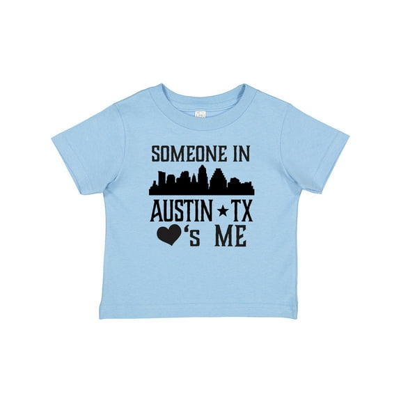 Inktastic Austin Texas Someone Loves Me Skyline Boys or Girls Baby T-Shirt