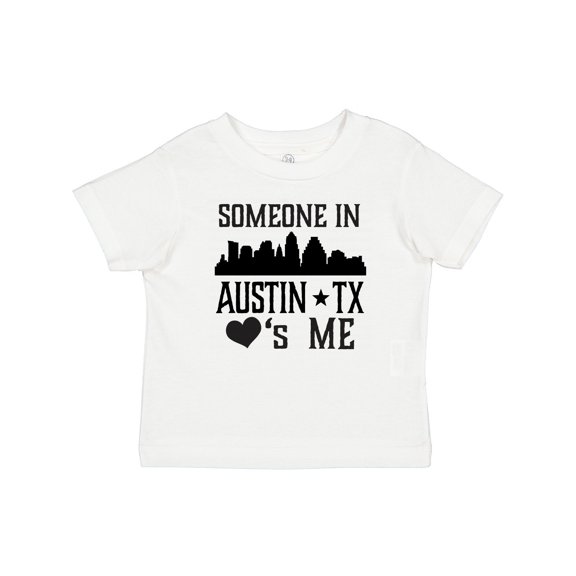 Inktastic Austin Texas Someone Loves Me Skyline Boys or Girls Baby T-Shirt