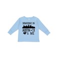 thumbnail image 1 of Inktastic Austin Texas Someone Loves Me Skyline Boys or Girls Long Sleeve Toddler T-Shirt, 1 of 5