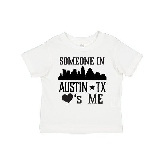 Inktastic Austin Texas Someone Loves Me Skyline Boys or Girls Toddler T-Shirt