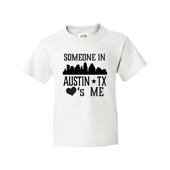 Inktastic Austin Texas Someone Loves Me Skyline Youth T-Shirt
