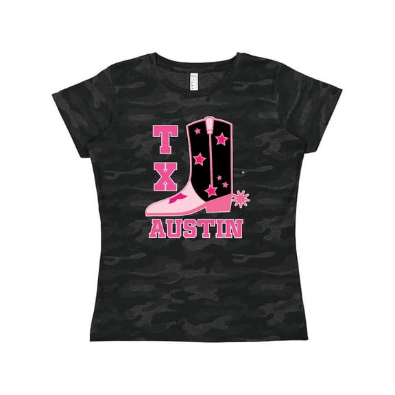 Inktastic Austin Texas cowgirl Women's T-Shirt