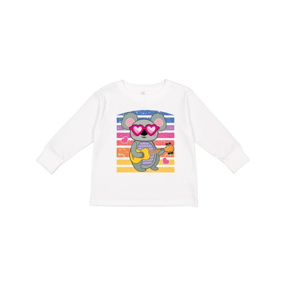 Inktastic Australian Koala Cool Sunset Girls Long Sleeve Toddler T-Shirt