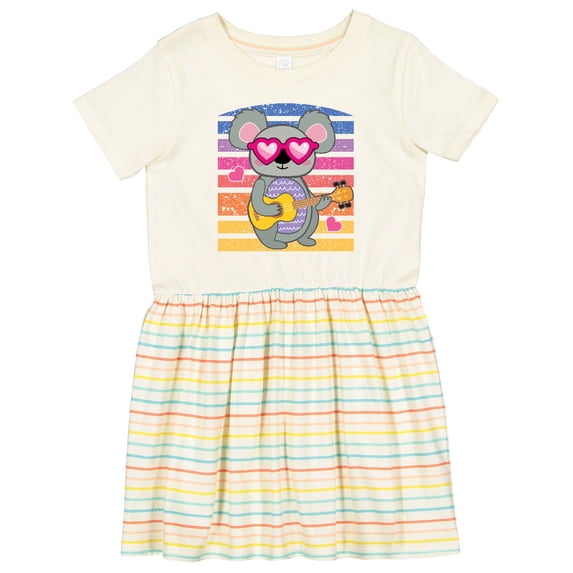 Inktastic Australian Koala Cool Sunset Girls Toddler Dress