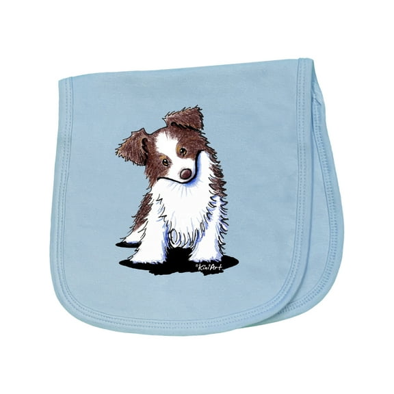 Inktastic Australian Shepherd Baby Burp Cloth