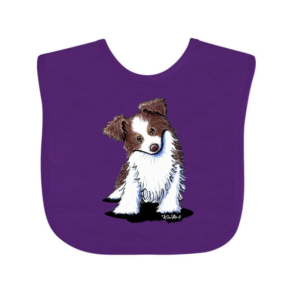 Inktastic Australian Shepherd Boys or Girls Baby Bib