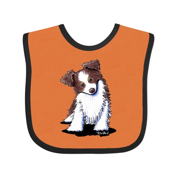 Inktastic Australian Shepherd Boys or Girls Baby Bib