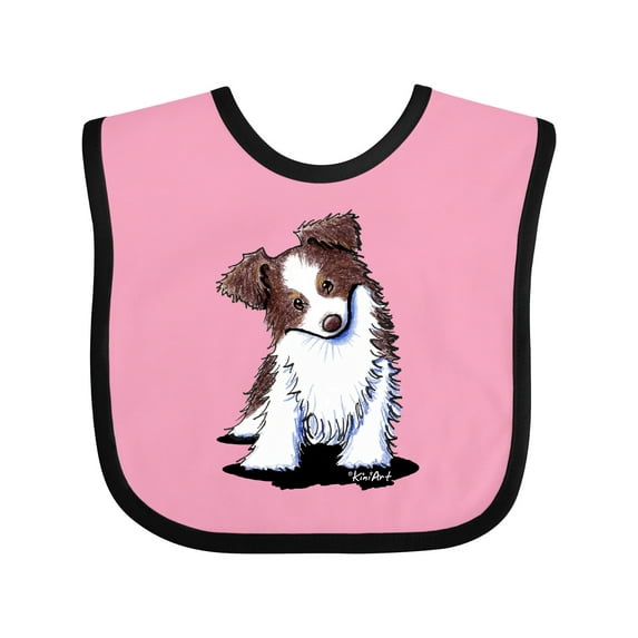 Inktastic Australian Shepherd Boys or Girls Baby Bib