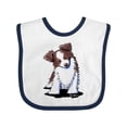 thumbnail image 1 of Inktastic Australian Shepherd Boys or Girls Baby Bib, 1 of 4