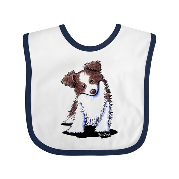 Inktastic Australian Shepherd Boys or Girls Baby Bib