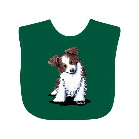 Inktastic Australian Shepherd Boys or Girls Baby Bib