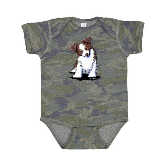 Inktastic Australian Shepherd Boys or Girls Baby Bodysuit