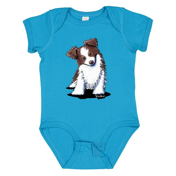 Inktastic Australian Shepherd Boys or Girls Baby Bodysuit