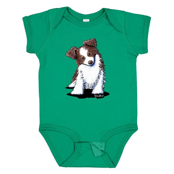 Inktastic Australian Shepherd Boys or Girls Baby Bodysuit