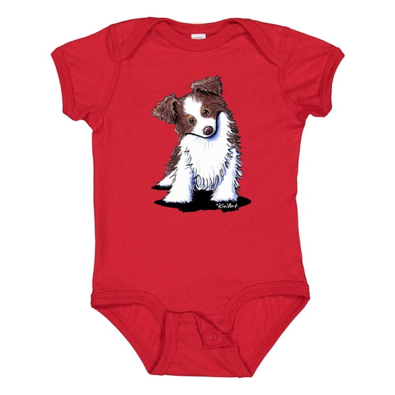 Inktastic Australian Shepherd Boys or Girls Baby Bodysuit