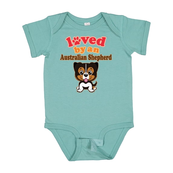 Inktastic Australian Shepherd Dog Gift Boys or Girls Baby Bodysuit