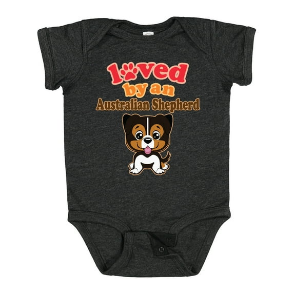 Inktastic Australian Shepherd Dog Gift Boys or Girls Baby Bodysuit