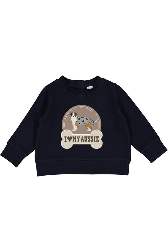 Australian Shepherd Toy Aussie Baby Sweatshirt