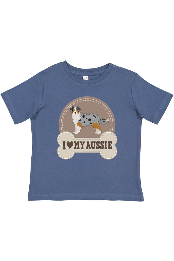 Australian Shepherd Toy Aussie Boys or Girls Baby T-Shirt