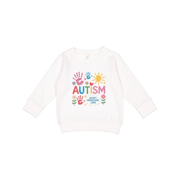 Inktastic Autism Accept Understand Love Toddler Sweatshirt