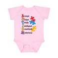 thumbnail image 1 of Inktastic Autism Acrostic Boys or Girls Baby Bodysuit, 1 of 5