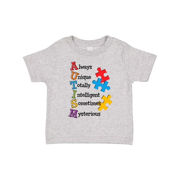 Inktastic Autism Acrostic Boys or Girls Toddler T-Shirt
