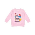thumbnail image 1 of Inktastic Autism Acrostic Toddler Sweatshirt, 1 of 4