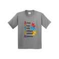 thumbnail image 1 of Inktastic Autism Acrostic Youth T-Shirt, 1 of 5